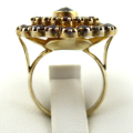 Zlacený stříbrný prsten s granáty a almandinem (6).JPG