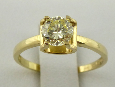 Prsten s přírodním diamantem Fancy Yellow - 0,79 ct (7).JPG